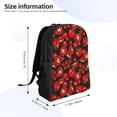 thumbnail image 4 of Honeii Tomato Print Laptop Backpack for Work, College, Travel, Daily Backpacks for Men Women, Sport Rucksack,Computer Bag, 4 of 8