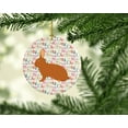thumbnail image 2 of Rex Rabbit Christmas Ceramic Ornament 2.8 in x 2.8 in, 2 of 3