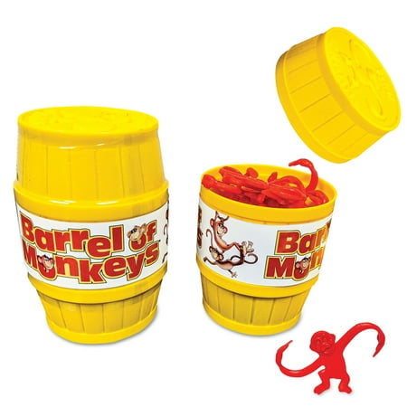 UPC: 0714043012462 | Collections Etc Barrel of Monkeys Game with 15 Plastic Monkeys