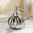 thumbnail image 6 of WeiLaiKeQi Ceramics Soap Dispenser Creative Countertop Soap Dispenser for Bathroom Home Argent, 6 of 9