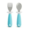 thumbnail image 2 of (3 pack) Munchkin® Raise™ Toddler Fork & Spoon Utensil Set, Blue, 2 of 7