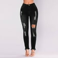 thumbnail image 2 of zuwimk Jeans For Women,Women's Amanda Classic High Rise Tapered Jean Black,L, 2 of 5
