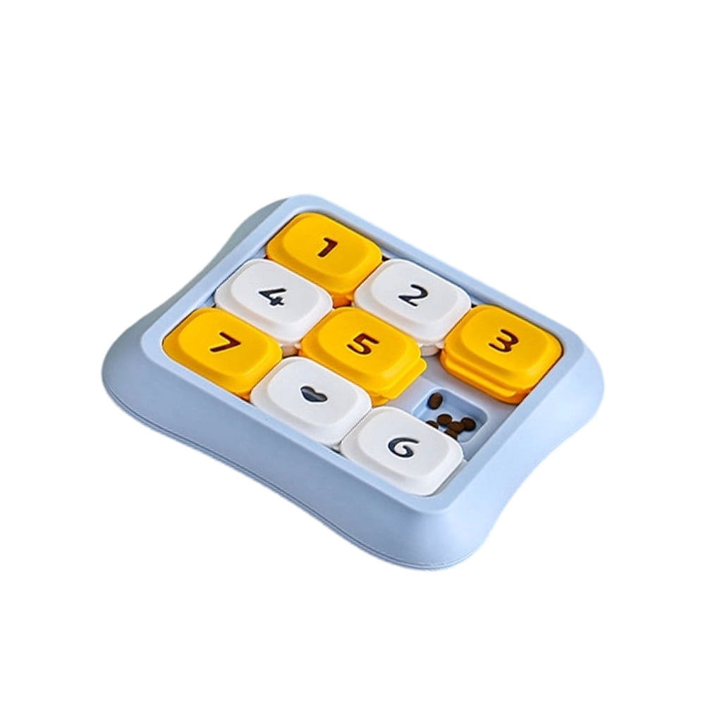 Interactively Dog Puzzle Toy Plastic Pet Intelligence Game With Hide Treats
