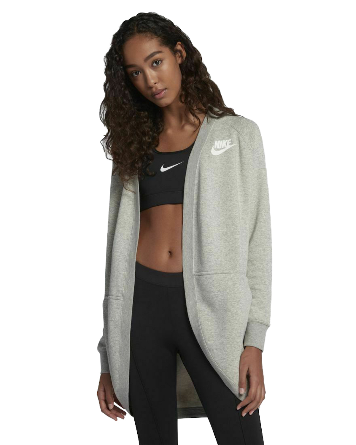 nike open cardigan