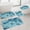 Blue, variant on Memory Foam Bath Rug Set, Navy 3 Piece Non Slip Bathroom Mats for Shower, Vanity and Toilet, Classic Edition