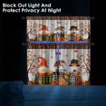 thumbnail image 6 of Pumpkin Gnome Kitchen Curtains Fall Plaid Window Curtains Valance and Tier Set 36 Inch, Autumn Farmhouse Rod Pocket Short Tier Curtain for Room, Thanksgiving Small Cafe Kitchen Decor, 6 of 6