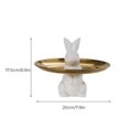thumbnail image 4 of SMihono Ceramic Rabbit Tray In The Living Room, Light Luxury Cake, Snacks, Jewelry, Keys, Cosmetics, Storage Tray Home Decoration on Clearance, 4 of 5