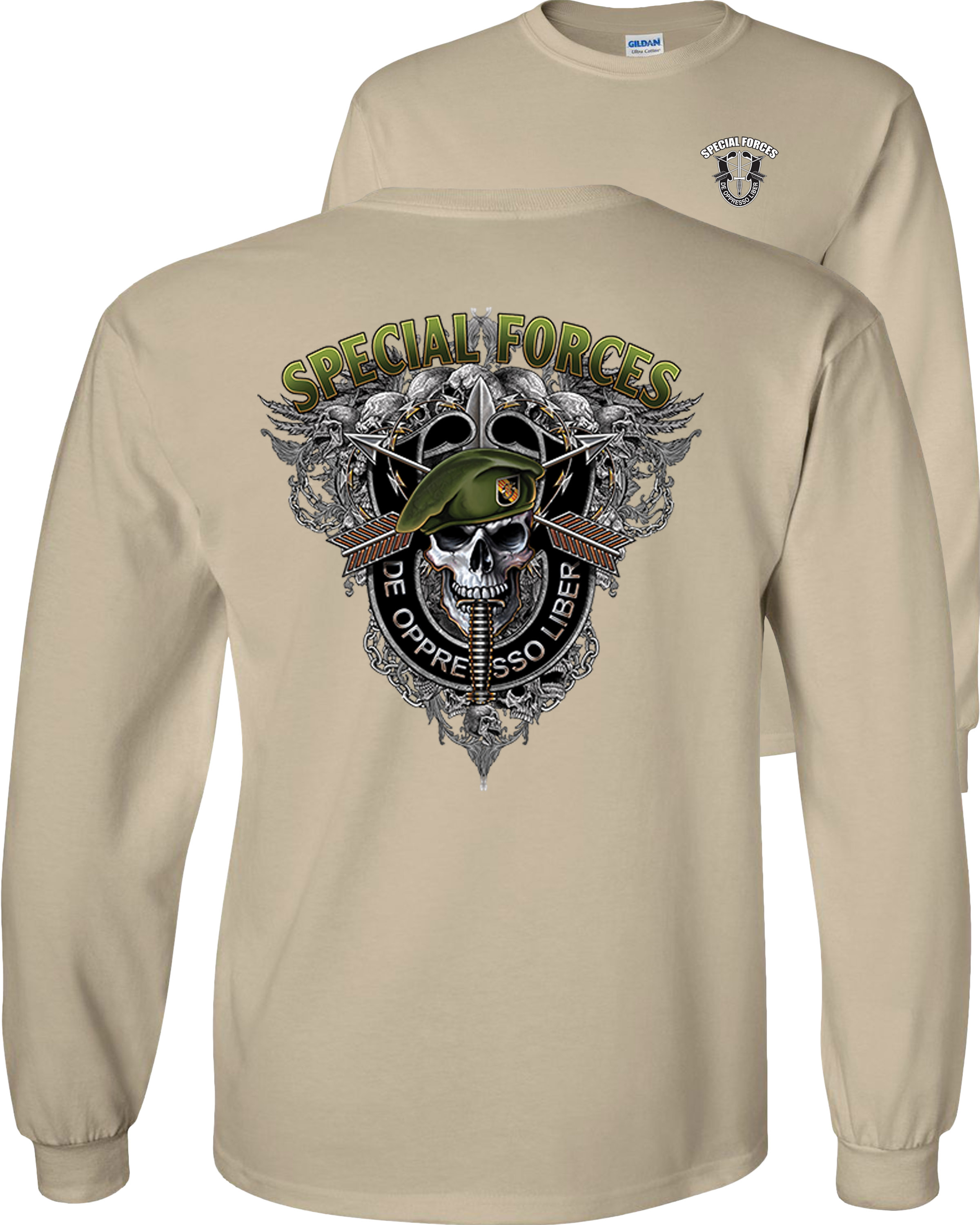 Special Forces Long Sleeve Shirt Chest 