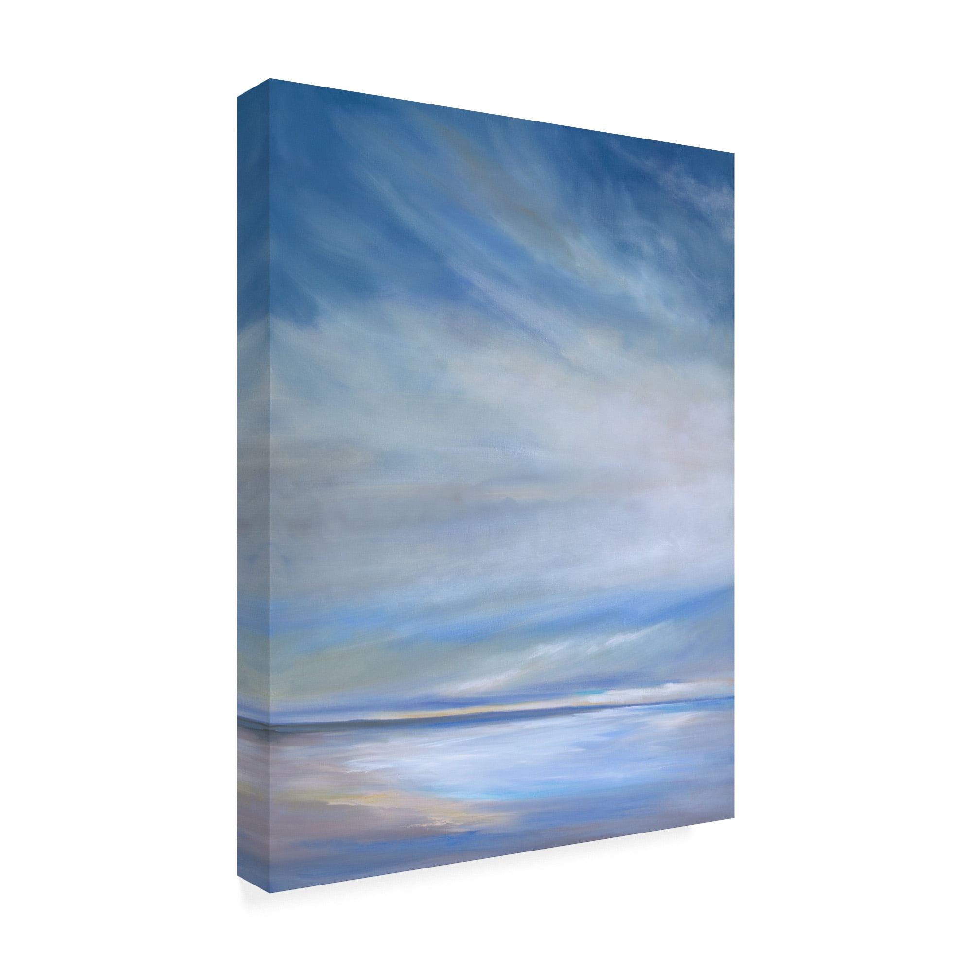 Trademark Fine Art 'Heavenly Light Triptych I' Canvas Art by Sheila Finch
