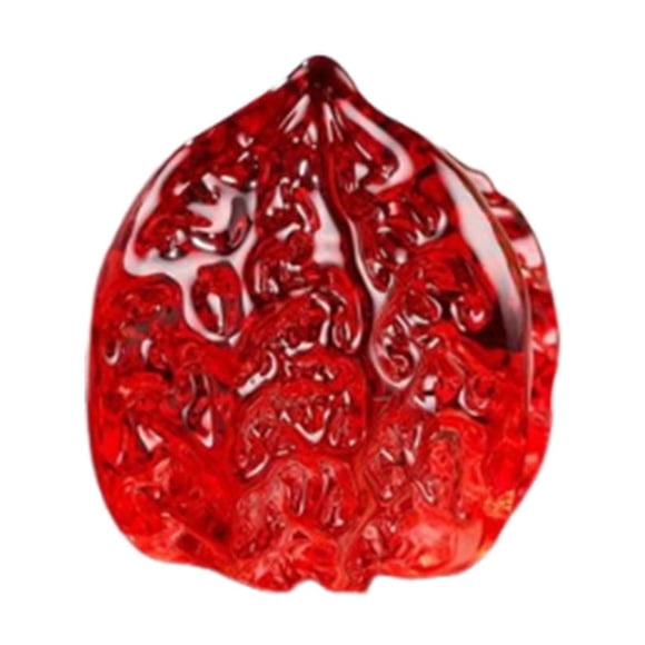Fwttom Glass Walnut, Glass Walnut Ornament Home Living Room Desktop Decoration