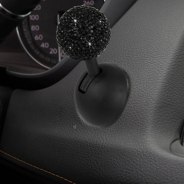 Stickers for Cars,Push To Start Button Cover,Car Push To Start Button Rocker Diamond-Encrusted Ball-Bar Car Button Start Leverstart Button Car Stickers Interior Decor Car Button Cover Decorative