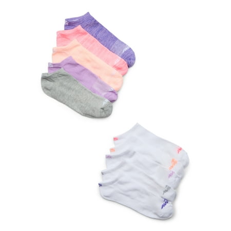 Avia Women's Lightweight Performance No Show Socks, 10-Pack