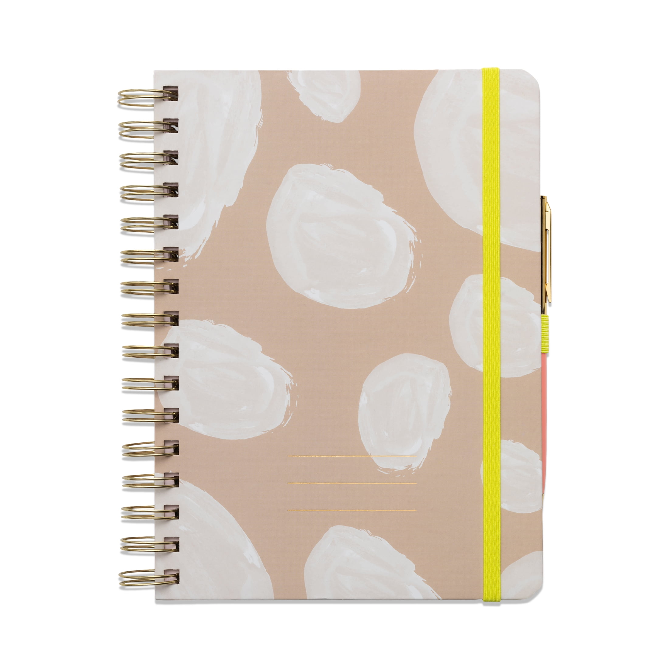 Hard Cover Small Cute Cat Design Notebook Portable Notepad Elastic Bandage Study 
