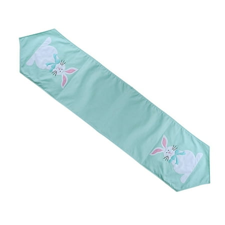 

MPWEGNP Flag Easter Creative Runner Table Decoration Table Printed Rabbit Home Decor Card Table Covers Fitted 36 X 36 Table Drape