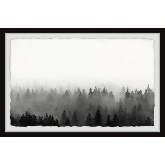 Marmont Hill Treetop Horizon Framed Wall Art, 8" x 12"