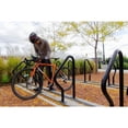 thumbnail image 2 of Swerve 2-Bike Powder-Coat In-Ground Mount 22 in. Bike Rack, 2 of 2