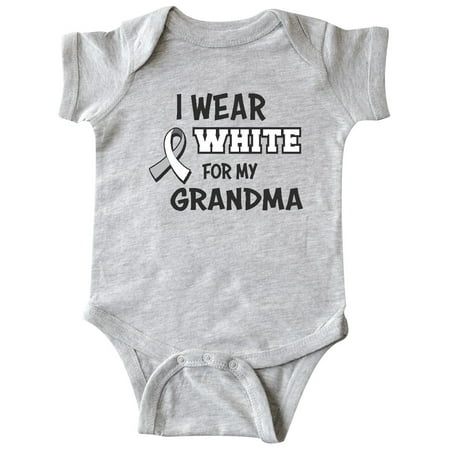 

Inktastic I Wear White For My Grandma Gift Baby Boy or Baby Girl Bodysuit