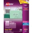 thumbnail image 4 of Avery Rectangle Clear Labels with Easy Peel, 2" x 4", for Laser/Inkjet Printers, 4 of 4