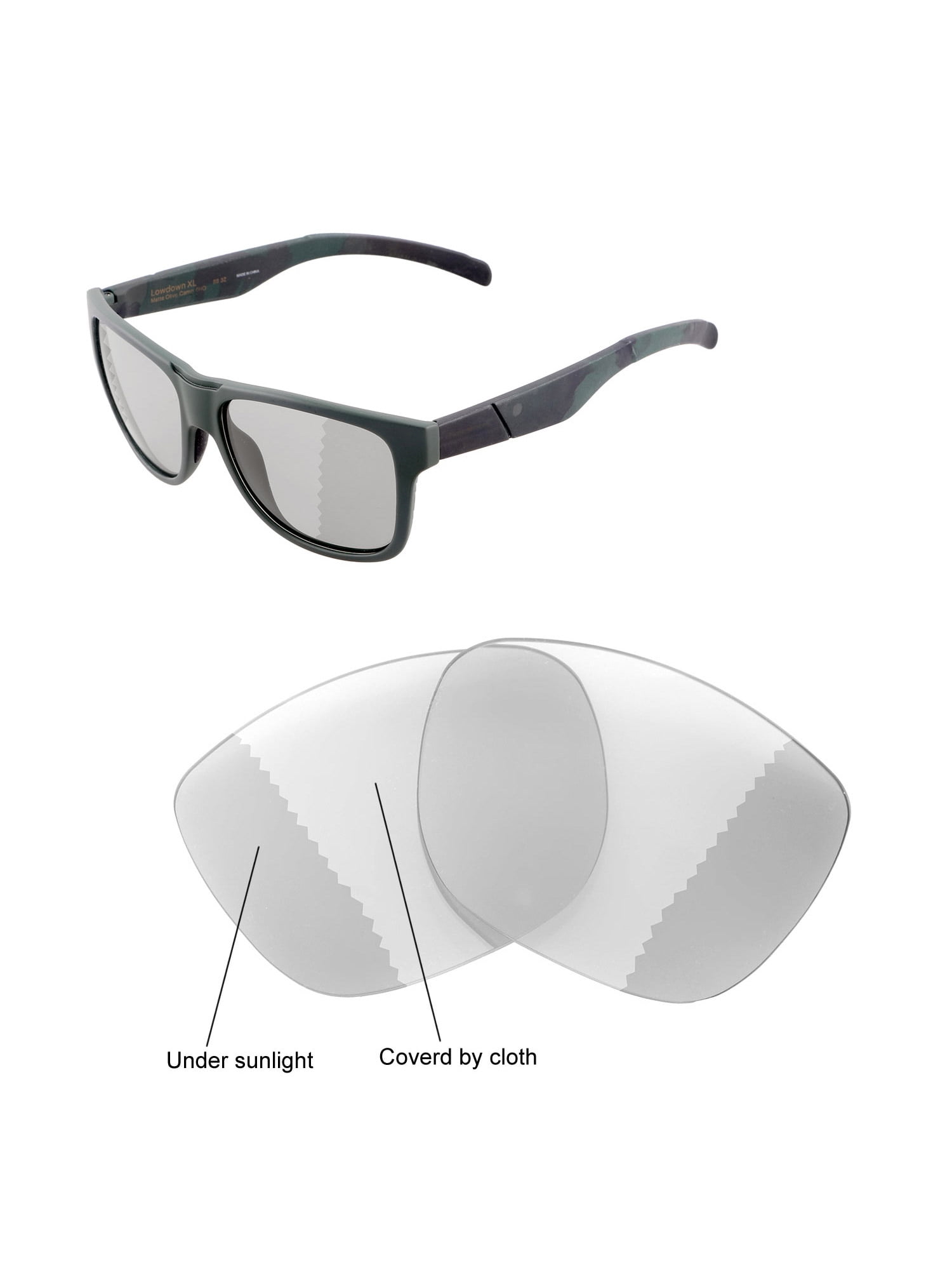 APEX Polarized Replacement Lenses For Smith Dockside Sunglasses - Fire Orange Mirror, 1.5mm Thick, USA Made