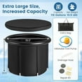 thumbnail image 4 of 116 Gal Large Cold Plunge Tub with Cover Ice Bath Tub for Athletes, 4 of 5