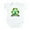 Cloud White, variant on CafePress - Go Green Infant Bodysuit - Baby Light Bodysuit, Size Newborn - 24 Months