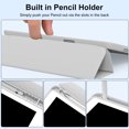 thumbnail image 4 of Aoub Case for iPad 9th Generation 2021 / iPad 8th Generation 2020 / iPad 7th Generation 2019, Auto Sleep/Wake for Slim Soft Back Smart Cover, iPad 10.2 inch Case with Pencil Holder, Grey, 4 of 9