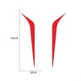 thumbnail image 2 of 2 PCS Car Hood Decal Sticker Auto Vinyl Film Long Stripe Decals DIY Sport Styling Stickers, 2 of 8