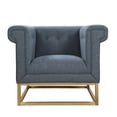 thumbnail image 2 of Chic Home Gloria Accent Club Chair Button Tufted Linen-Textured Plush Cushion, 2 of 7