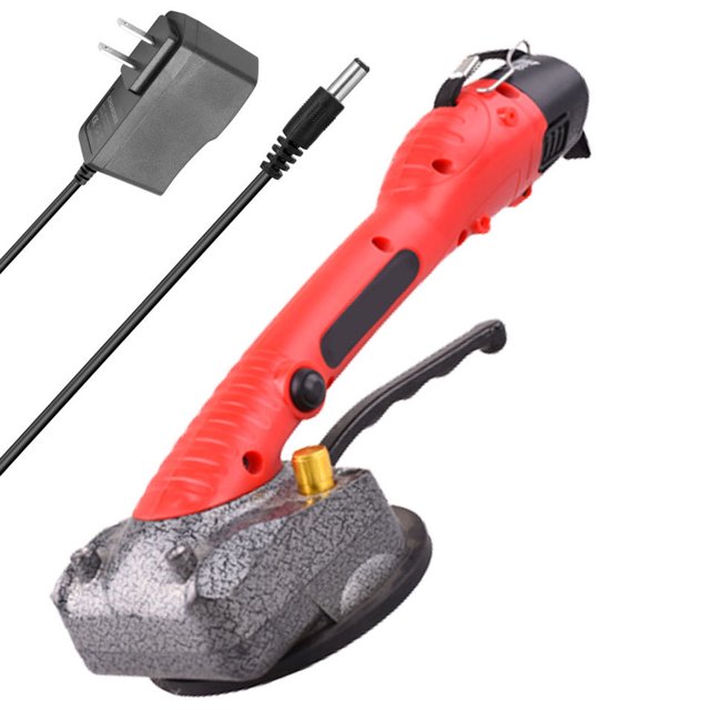 Generic Vibromasseur Automatique 110V pour Carrelage avec Fréquence Réglable, Capacité d'Aspiration 45kg, et Opération à une Main pour Carreaux 0.6-1.2m, Inclut Batterie Lithium 12V et Sac de Transport