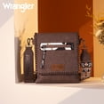 thumbnail image 5 of Wrangler Crossbody Bags for Women Vintage Hand Woven Shoulder Purse, Cow Print-Coffee, 5 of 7