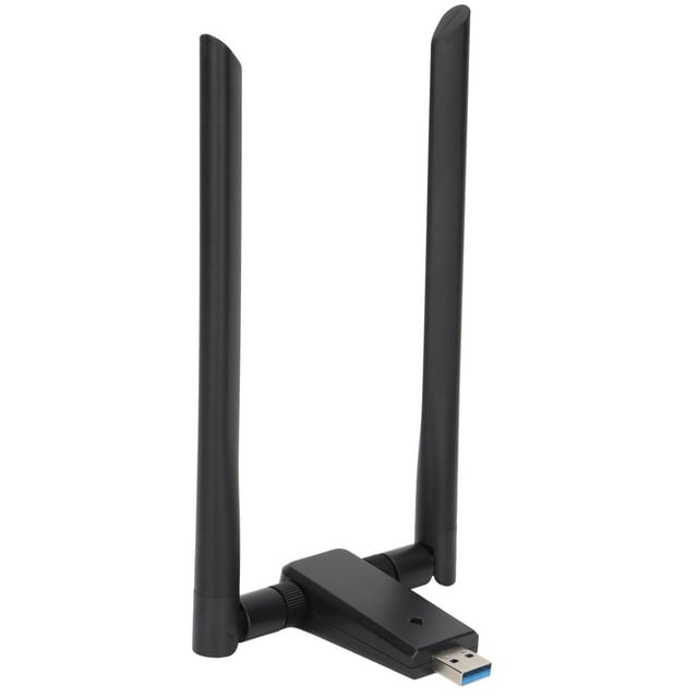 Adaptador USB inalámbrico Wifi, adaptador WiFi dual de 5 Dbi, tarjeta de red USB diseñada para profesionales
