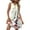 Beige, variant on WTOBBY Women's Stylish Printed V-Neck Button Vest Sleeveless Dress with Pocket, Fashion Casual Floral Print for Summer, Comfortable and Lightweight for Outdoor Activities,Beige L