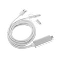 thumbnail image 1 of Mobile Phone to TV HD Adapter Cable Micro Type-c to HD Converter Cable Video Adapter Cord with 3 Connectors, 1 of 9