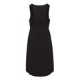 thumbnail image 4 of JIAYUE Women's Dress Above Knee Solid Color Sleeveless Round Neck Pocket Short Elegant Casual Stylish Female Dresses, 4 of 7