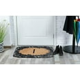 thumbnail image 6 of A1 Home Collections Floral Black, Beige, Multi-color Rubber and Coir Doormat for Outdoor Entrance Non Slip Backing Front Door Mat, 23" x 38", 6 of 7