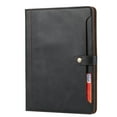 thumbnail image 2 of ELEHOLD for iPad 9th/8th/7th Gen 10.2" (2021/2020/2019) Multi-Functional Flip Leather Wallet Case with Front Pocket Card Slots Kickstand Pencil Holder Shockproof Business Men Women Case Cover,Black, 2 of 5