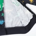 thumbnail image 5 of Toddler Boys Dinosuar Zip-Up Hoodie Winter Fall Long Sleeve Top 2-7 Years, 5 of 6