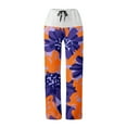 thumbnail image 3 of MKLEKYY Leggings de mujer de vestir, pantalones de yoga holgados con cintura alta y bolsillos, cintura elástica, estampados, pantalones largos informales 5001, 3 of 4