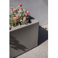 thumbnail image 2 of Veradek Block Series Trough 36" Plastic Planter - Gray, 2 of 13