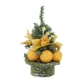 thumbnail image 5 of TISHITA Artificial Tabletop Christmas Tree Mini Xmas Tree Desk Christmas Tree Potted Plants for Party, Shelf, Indoor,Holiday,Birthday Golden, 5 of 8