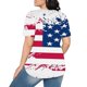 thumbnail image 3 of Fiudx Ofertas de La Semana Top Estampado con Cuello Redondo y Manga Corta Informal para Mujer a La Moda, 3 of 5