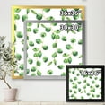 thumbnail image 4 of Designart 'Tropical Green Leaves Patern On White' Tropical Framed Art Print, 4 of 4