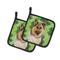 thumbnail image 1 of Carolines Treasures BB9828PTHD German Shepherd St.Patricks Paire de Porte-Pot, 1 of 1