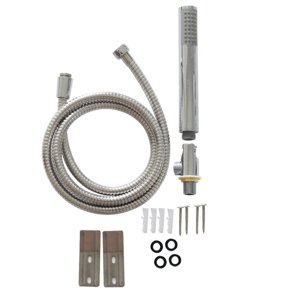 Finihen Shower Panel, Shower Panel Tower System, 57 Inch Stainless Steel Shower Panel with 12 x 8 Head Shower, Silver Finihen Shower Panel, Shower Panel Tower System, 57 Inch Stainless Steel Shower Panel with 12 x 8 Head Shower, Silver