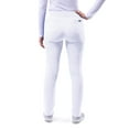 thumbnail image 2 of Adar Pro Scrubs For Women - Skinny Leg Yoga Scrub Pants - P7102P - White - 3X, 2 of 7