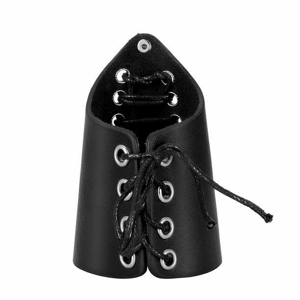 Brazalete Punk Prettyia Hugo Negro Pulsera de Brazo Ancho