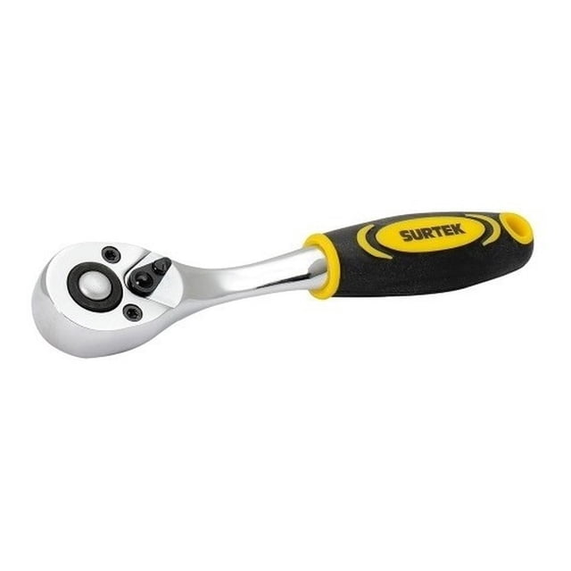 Matraca 1/4in Cabeza De Pera Mango Bimaterial F4449x Surtek Surtek F4449X