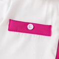 thumbnail image 4 of Girls Fall Fashion Color Collision Long Sleeves Lapel Shirt Beaded Bow Dress Pants Two PC Set, 4 of 6