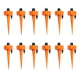 thumbnail image 1 of Baohd Auto Drip Irrigation System with Slow Release Switch Control Valves Self Water Spike Waterer Tools Adjustable Garden Sprinkler Orange 12pcs, 1 of 8