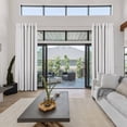 thumbnail image 3 of UTOPIA ALLEY Wall Mounted 3/4 Inch Curtain Rod - Curtain Rods For Windows 86 to 120 Inch, Adjustable Drapery Rods, Nickel Curtain Rods, Bedroom Curtain Rods, Tapestry Poles (Nickel 86"-120"), 3 of 8